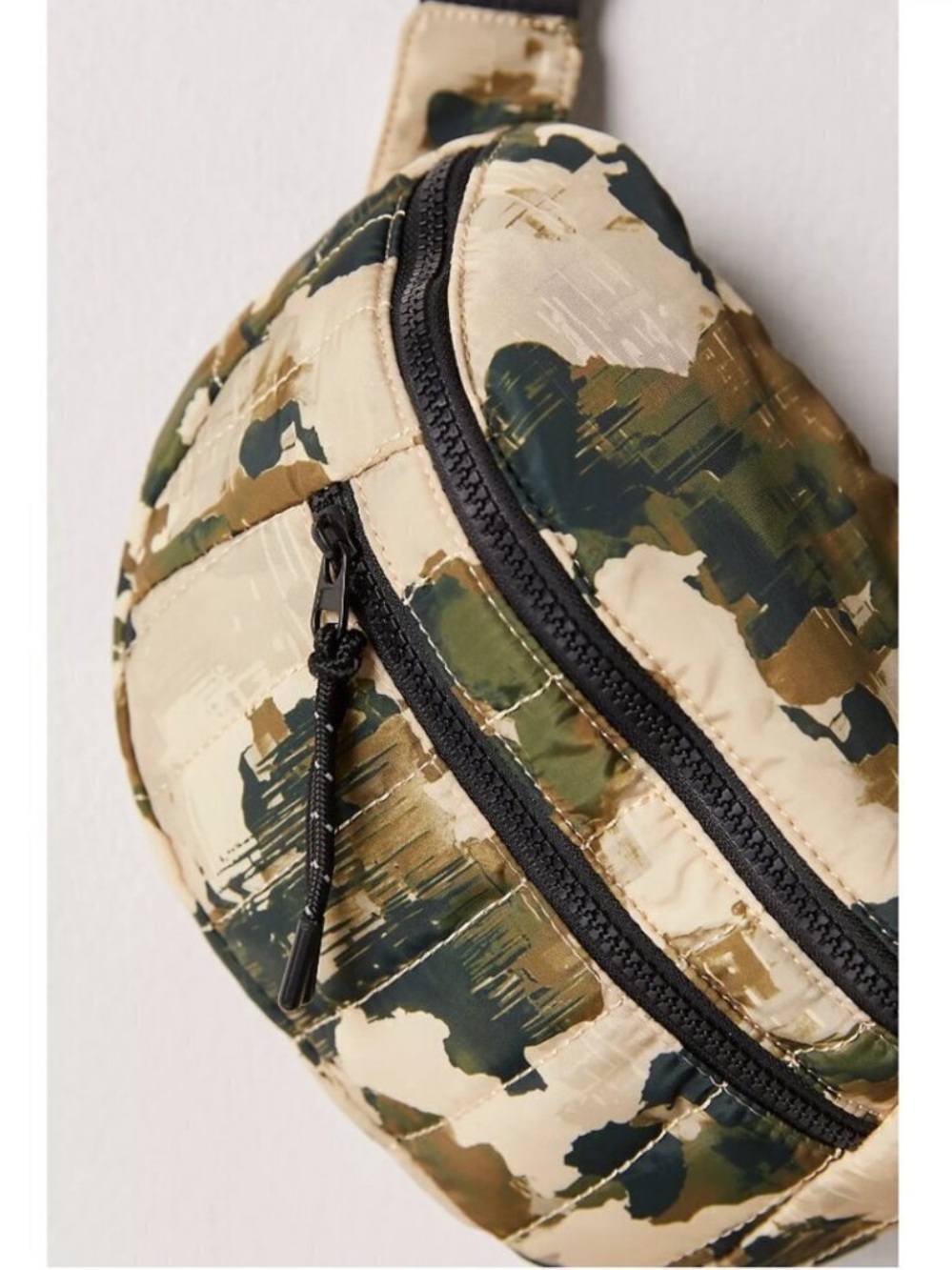 Free People Quilted Print Sling Bag in Camo - Picture 2 of 9